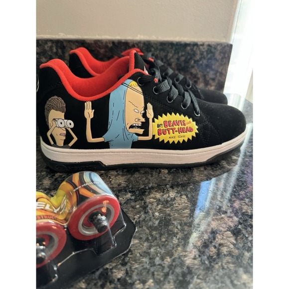 Heelys Split Beavis and Butthead Men Shoes Skate Sz. 7 Heelys Never Used - Picture 5 of 10